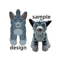Mascotte en peluche avec logo personnalisé Peluches en peluche dessin animé doux poupée Kawaii fabricant Service pour enfant