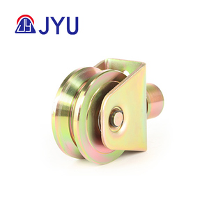 Roue rotative universelle à 360 degrés avec double roulements <span class=keywords><strong>de</strong></span> rainure en U V Y pour clôture <span class=keywords><strong>de</strong></span> porte pliante coulissante - Product Image 2