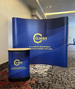 Vải Pop Up hiển thị biểu ngữ đứng triển lãm thương mại Backdrop phương tiện truyền thông tường ảnh Booth Pop hiển thị Pop Up Banner LED hộp đèn - Product Image 6