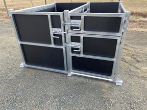 Nuevo FANSI - Corral para Caballos Básico de Riel Ovalado Galvanizado para Construcción, Modelo Vet 2 - Product Image 5