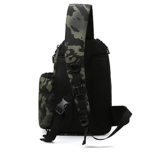 Sac à leurres multifonctionnel de grande capacité, double épaule, bandoulière, sac banane, capacité de suspension de canne à pêche pour la pêche - Product Image 6