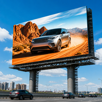 Panneau d'affichage LED extérieur P5 durable, haute luminosité, panneau publicitaire pour autoroute, étanche IP65, 960x960mm, OEM professionnel