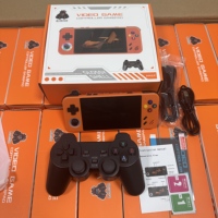 Console de jeu portable M41P avec manette sans fil 2,4 GHz intégrée, jeux rétro classiques 20000+ pour les magasins de détail