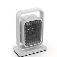 Calentadores de Cerámica PTC de 1200W con Sensor Humano Silencioso de Estilo Japonés, Encendido/Apagado Automático, Temporizador de 0-7 h, Filtro de Aire e Indicador LED