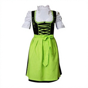 Costume de carnaval d'Oktoberfest de haute qualité, robe de serveuse de bar, serveuse de bière allemande, cosplay, robe bavaroise Dirndl - Product Image 1