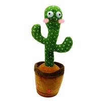 Nuevo Juguete de Peluche de Cactus Bailarín de 32 cm de la Marca LINK, 100% Poliéster, Funciona con Pilas, para Edades de 2 a 13 Años, Gran Venta 2022