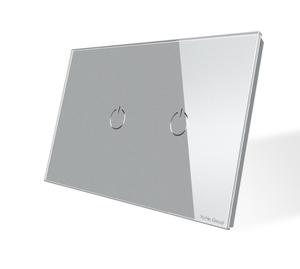 Interrupteur mural en verre trempé YuHe Group, 1 gang 1 voie, commande tactile, design minimaliste, IP20, 16A, 250V - Product Image 2