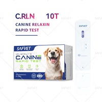 Canine Rln Kit de test de grossesse précoce pour chien Relaxin (Rln) Bandelettes de cassette de test rapide pour animaux Chien avec du sang