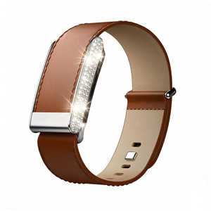 Fashion Bespoke Genuine Leather Diamond Breathable Comfortable Replacement <b>Straps</b> Compatible with Whoop 5.0 Device - Product Image 2