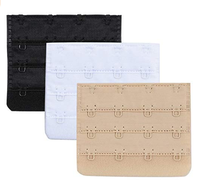 Rallonge de Soutien-Gorge pour Femme, Outil de Couture, Accessoires Intimes, Rallonges de Soutien-Gorge, Extension de Bretelles à Boucle, 2 Rangées 2 Crochets, Sangles à Fermoir