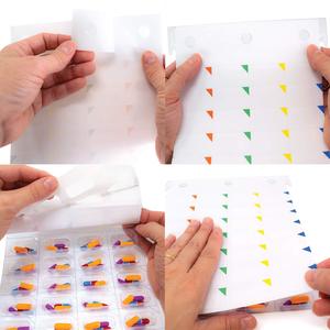 Cold Seal <span class=keywords><strong>Medical</strong></span> Blister Cards 1 semaine de médicaments 4 fois par jour, ou 2 semaines de médicaments 2 fois par jour - Product Image 4