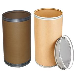 CH Wholesale - Tambor de Papel Grande de 66 cm x 80 cm, Tambores de Fibra Grandes para el Transporte de Productos Químicos por Contenedor, Logotipo Personalizado o UN - Product Image 1