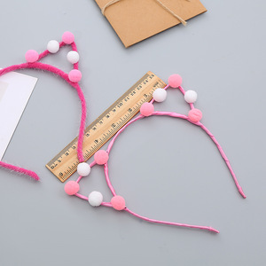 Diadema con orejas de gato para niña, diadema pequeña de estilo coreano, diadema creativa - Product Image 4