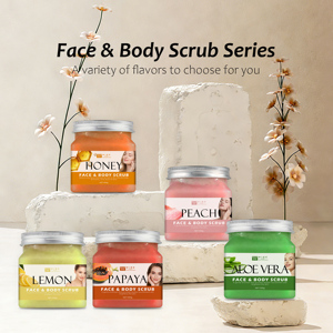 Mejor <span class=keywords><strong>Exfoliante</strong></span> Corporal Batido de Aloe Vera 500g, Crema <span class=keywords><strong>Exfoliante</strong></span> Facial Batida Natural <span class=keywords><strong>con</strong></span> <span class=keywords><strong>Glicerina</strong></span> para Rostro, Retiene la Humedad, Marca Privada - Product Image 6