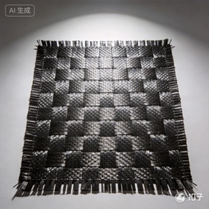 Tissu sergé 100 % fibre de carbone pour accessoires, anti-boulochage, très léger - Product Image 1