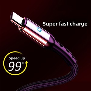 <span class=keywords><strong>สาย</strong></span>ดาต้าแจ็กเก็ตถักแบบ5A พร้อมไฟแสดงสถานะสำหรับแอปเปิ้ล/แอนดรอยด์/โทรศัพท์มือถือ<span class=keywords><strong>ชาร์จ</strong></span>เร็วสูงสุด60W - Product Image 4