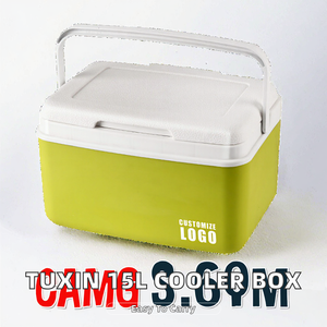 Glacière isotherme durable et écologique Hikeon HKK0138 de 15 L, avec blocs de glace réutilisables, étanche, anti-fuite et anti-moisissure, portable - Product Image 2