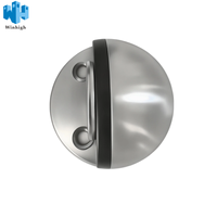 Butée de porte magnétique OEM d'usine, protecteur mural en acier inoxydable argenté, butée de porte magnétique