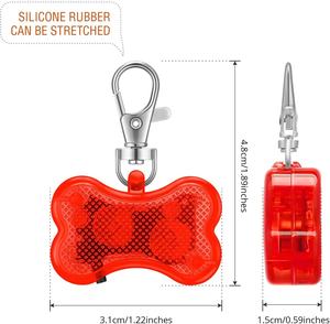 Portachiavi riflettente per riflettori di sicurezza in plastica dura PMMA regalo di promozione - Product Image 6