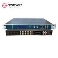 Receptor Profesional DVB-S2 Encriptado con Gateway IP DMB-90E, Sintonizador HD MI IP, 4/8/12 Sintonizadores, Entrada/Salida ASI para Cabecera de TV Digital