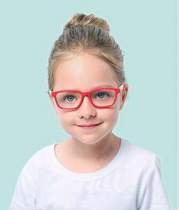 Nouveautés 2020, lunettes pour garçons et filles, lunettes souples en silicone pour enfants, lunettes carrées anti-lumière bleue, monture de lunettes pour enfants - Product Image 3
