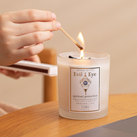 Bougies parfumées en cire de soja santal faites à la main de luxe dans des récipients en verre léopard zèbre décoratif pour les mariages saint valentin