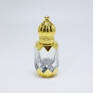 Luxury Golden Arabian Glass Empty Essential Oil Perfume Glass <b>Bottles</b> - Product Image 5