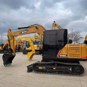 Mini-pelleuse SY95C 9,5 tonnes en promotion – Faible nombre d'heures, stock disponible - Product Image 4