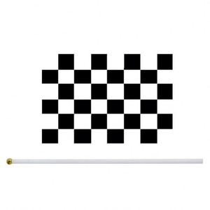 Racing Car <b>Flag</b> Sport Events Decorations Supplies Mini Hand Held Plastic Hand Stick Checkered <b>Flags</b> - Product Image 4