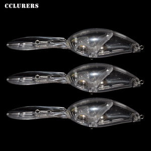 Leurre de pêche transfrontalier Luya Live Bait Crank Lure 11cm 16g ABS Pencil Deep Diving Rock Fat DIY sans hameçons - Product Image 2