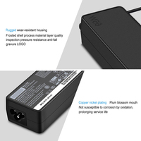 Vente en gros de chargeurs rapides USB C Type C PD 65W pour Lenovo ThinkPad T480 T490 X280 E480, chargeur pour ordinateur portable Lenovo