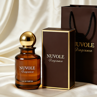 Flacon de parfum unique de haute couture, rond, ambre, 30 ml, flacon de parfum en verre, 50 ml, 100 ml, flacon de parfum avec emballage boîte