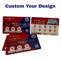 Carte de membre en PVC personnalisée avec logo, estampage à chaud, impression offset et numérotation, vente en gros