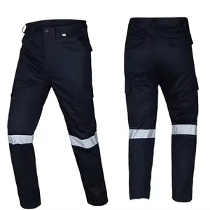 Custom Worker Men Boiler Suit Overalls Work Pants Construction Roadway Safety Work Clothing Safety Trousers
