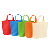 Borsa Promozionale Colorata Pronta per la Spedizione, Grande Capacità, Riutilizzabile, Ecologica, Shopper Non Tessuta con Manici
