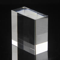 Bloc de gravure laser 3D en cristal K9 de haute qualité, tailles personnalisables, cube vierge avec logo personnalisé pour la décoration de mariage et de la maison