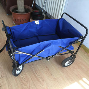 Venta al por mayor caliente al aire libre plegable carrito de playa pesca Camping portátil compras carro plegable carro - Product Image 5