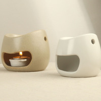 Diffuseur d'encens et brûleur de cire électrique en porcelaine incurvée, 100 % naturel, durable, écologique, pour aromathérapie, vente en gros