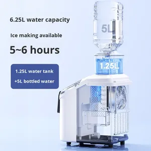 Electric Household <b>Small</b> Square <b>Ice</b> Bullet <b>Ice</b> Maker Coffee Companion Fully Automatic Solid <b>Ice</b> Making <b>Machine</b> - Product Image 4
