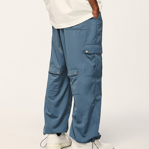 กางเกงวิ่งสีพื้นเรียบง่าย สไตล์ลำลอง สำหรับออกกำลังกาย วิ่งจ๊อกกิ้ง ผู้ชาย ผ้าสแปนเด็กซ์ ยืดหยุ่น ปรับแต่งได้ กางเกงวอร์ม กางเกงกีฬา ทันสมัย - Product Image 6