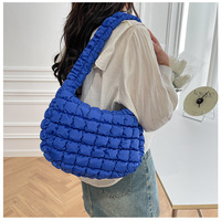 Sac fourre-tout matelassé, sac à main rembourré mignon, sacs à bandoulière d'hiver légers, sac à main en duvet pour femmes, travail, voyage