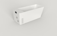 Baignoire de plongeon froid en acrylique de qualité supérieure avec couvercle isolant - Baignoire à glace tout-en-un pour la thérapie par l'eau froide, la récupération et le spa à domicile
