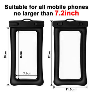 Bolsa de aire flotante Dauble para nadar, funda anticaída para teléfono móvil, funda Universal TPU IPX8, funda impermeable para teléfono móvil - Product Image 4