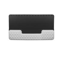 Repose-poignets antidérapant intégré pour clavier, en mousse à mémoire de forme souple, pour soulager la fatigue des poignets, idéal pour le bureau, les jeux et la saisie.