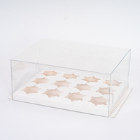 Offre Spéciale : Boîtes à Gâteaux en Plastique à 4/6/12 Cavités, Emballages pour Gâteaux, Gobelets en Papier, Outils d'Emballage pour Desserts de Fête, Mariage, Anniversaire