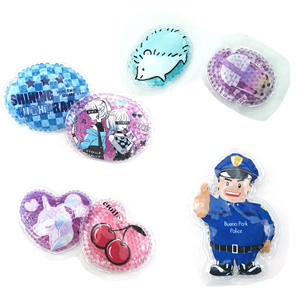 Bolsas de hielo suaves reutilizables de dibujos animados de alta calidad OEM, bonitas bolsas de hielo de gel frío y caliente para niños - Product Image 3