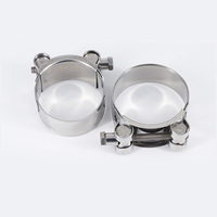 Collier de serrage hydraulique réutilisable à vis sans fin en acier inoxydable 304 pour raccordement de tuyaux