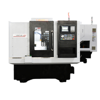 Tour CNC miniature de haute précision avec tête de fraisage optionnelle, tour à métaux