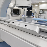 Pièces de dispositifs médicaux en aluminium extrudé de forme spéciale OEM, plaque de couverture en aluminium courbée usinée CNC pour équipement médical