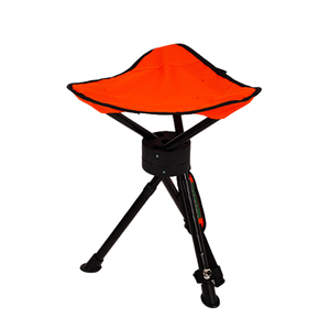 Chaise de chasse pliante pivotante orange de haute qualité avec siège trépied pour votre prochain voyage de chasse - Product Image 2